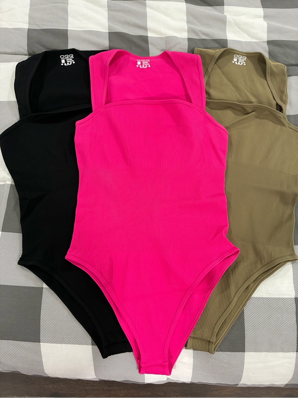 OQQ women’s 3 piece set Bodysuits